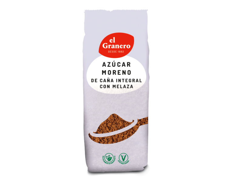 AZUCAR MORENO INTEGRAL DE CAÑA CON MELAZA - 1KG.