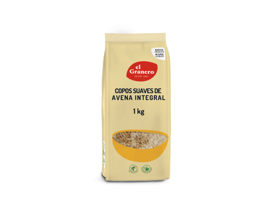 COPOS FINOS DE AVENA INTEGRAL BIO - 1KG.