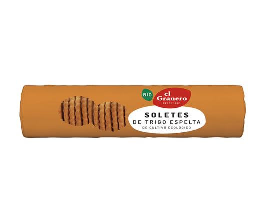 GALLETAS SOLETES DE TRIGO ESPELTA BIO - 230GR.