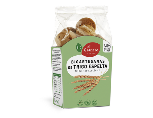 GALLETAS ARTESANAS DE TRIGO ESPELTA BIO - 220GR.