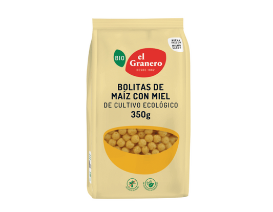 BOLITAS DE MAIZ CON MIEL BIO - 350GR.