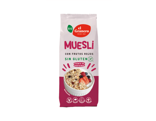 MUESLI CON FRUTOS ROJOS - 375GR.