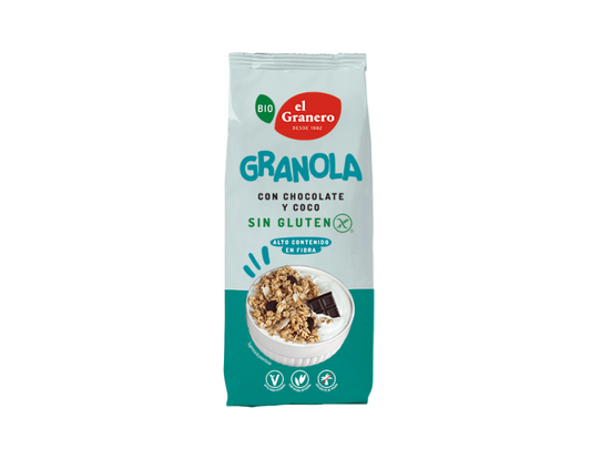 GRANOLA CON CHOCOLATE Y COCO - 350GR.