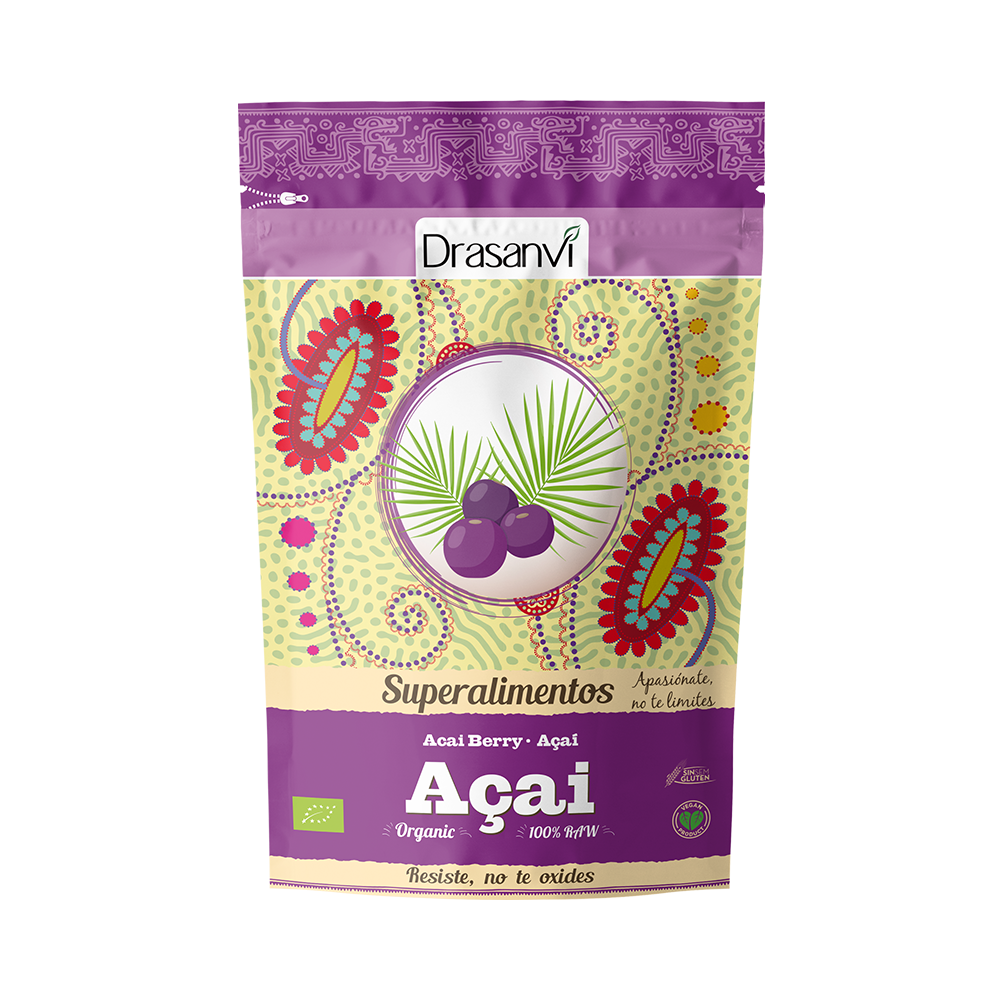 Açai bio superalimento Drasanvi - 70 g polvo