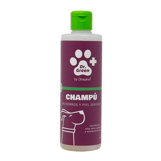 CHAMPU CACHORROS Y PIEL SENSIBLE 250 ML DR GREEN