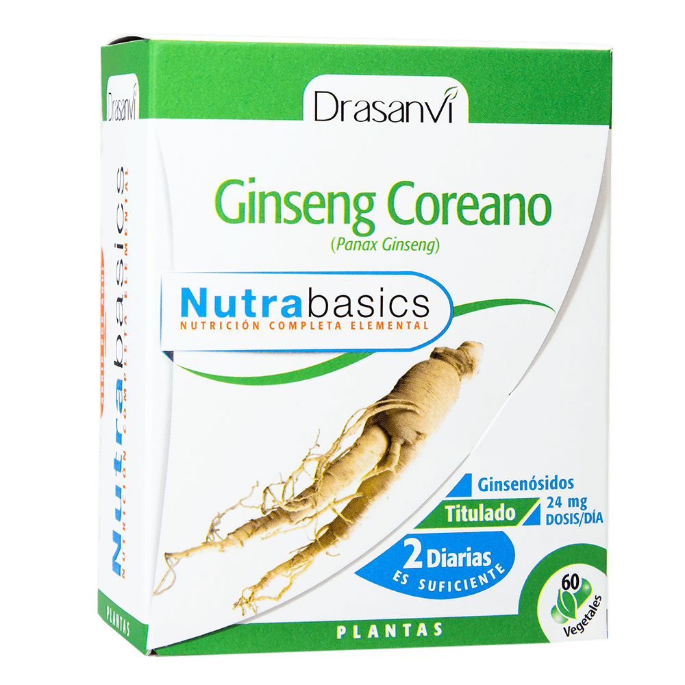 Nutrabasics ginseng coreano - 60 caps