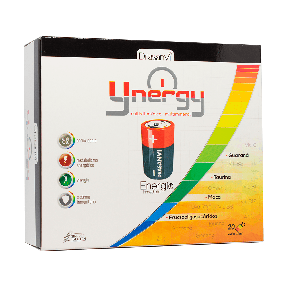 YNERGY ENERGIA INMEDIATA 20X15ML VIALES DRASANVI