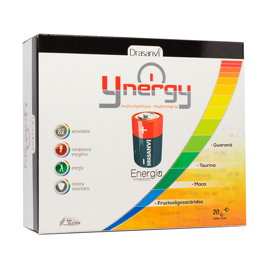 YNERGY ENERGIA INMEDIATA 20X15ML VIALES DRASANVI