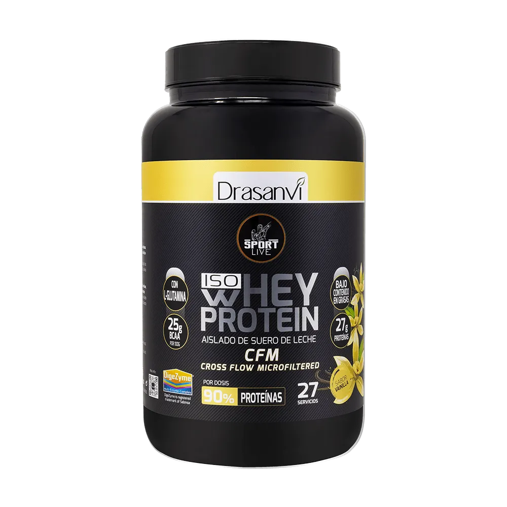 WHEY PROTEIN AISLADO VAINILLA 800G SPORT LIVE DRASANVI