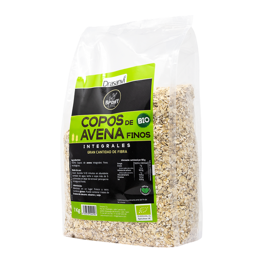 COPOS AVENA FINOS INTEGRAL BIO 1KG SPORT LIVE DRASANVI