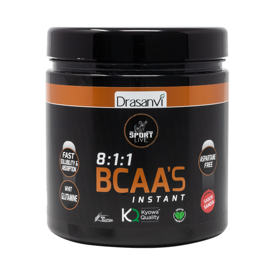 BCAAS + GLUTAMINA SANDIA 275G (KYOWA) SPORT LIVE DRASANVI