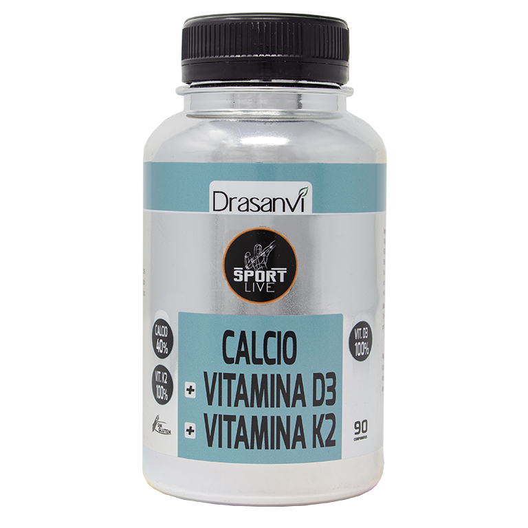 CALCIO VITAMINA D3+K2 90 COMPRIMIDOS SPORT LIVE DRASANVI