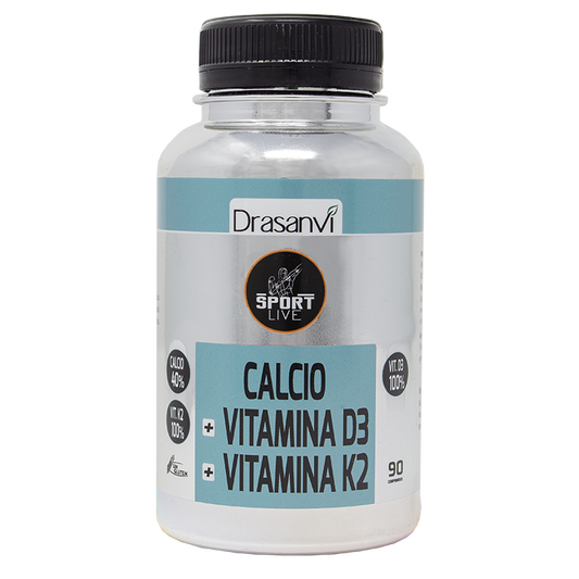 CALCIO VITAMINA D3+K2 90 COMPRIMIDOS SPORT LIVE DRASANVI