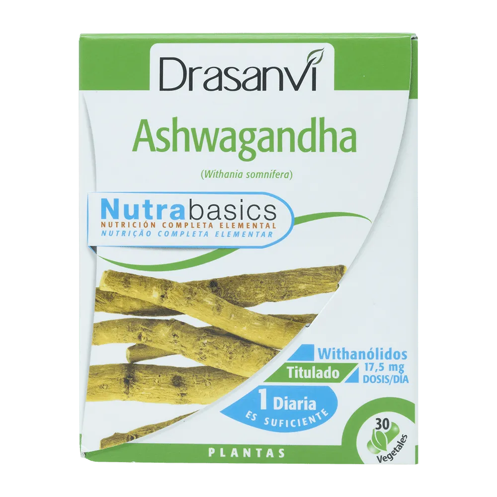 ASHWAGANDHA 30 CAPSULAS NUTRABASICOS DRASANVI