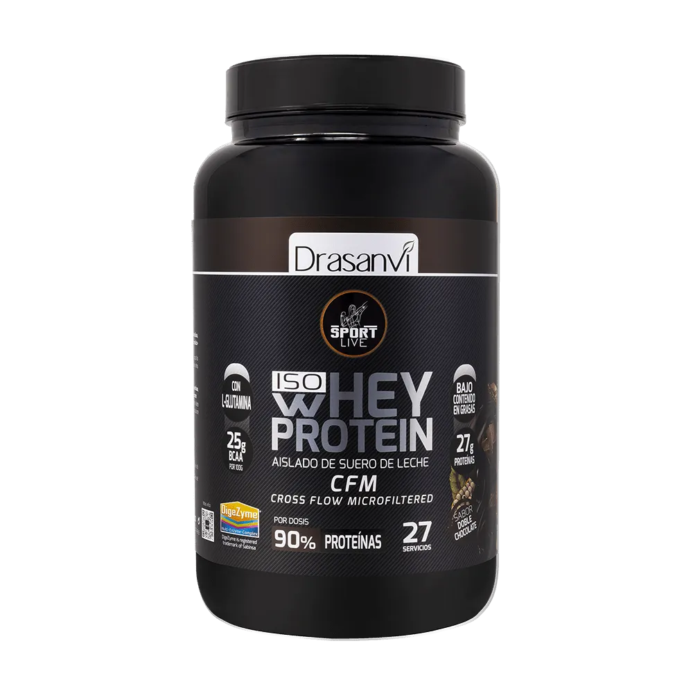 WHEY PROTEIN AISLADO DOBLE CHOCOLATE 800G SPORT LIVE DRASANVI