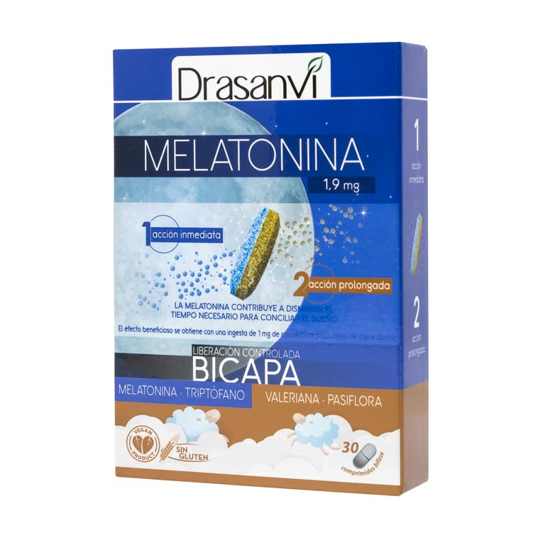 MELATONINA BICAPA RETARD 30 COMPRIMIDOS DRASANVI