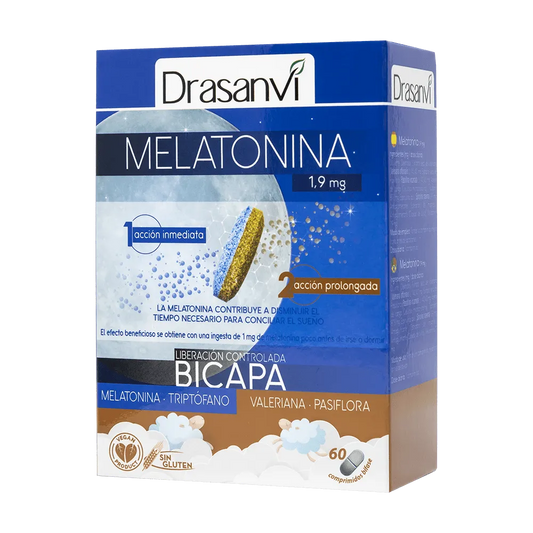 MELATONINA BICAPA RETARD 60 COMPRIMIDOS DRASANVI