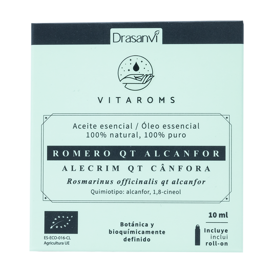 ACEITE ESENCIAL ROMERO QT ALCANFOR BIO 10ML VITAROMS DRASANVI