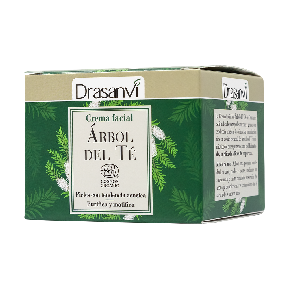 CREMA FACIAL ARBOL TE ECOCERT BIO 50ML DRASANVI