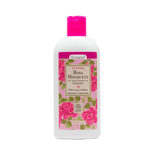 GEL BAÑO ROSA MOSQUETA ECOCERT BIO 250ML DRASANVI