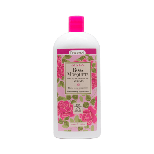 GEL BAÑO ROSA MOSQUETA ECOCERT BIO 500ML DRASANVI