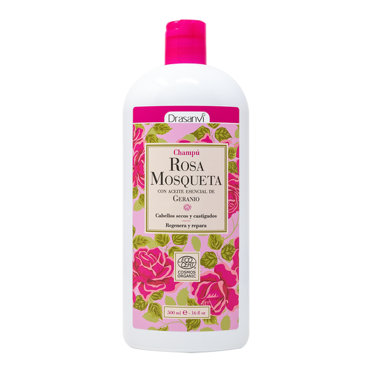 CHAMPU ROSA MOSQUETA ECOCERT BIO 500ML DRASANVI