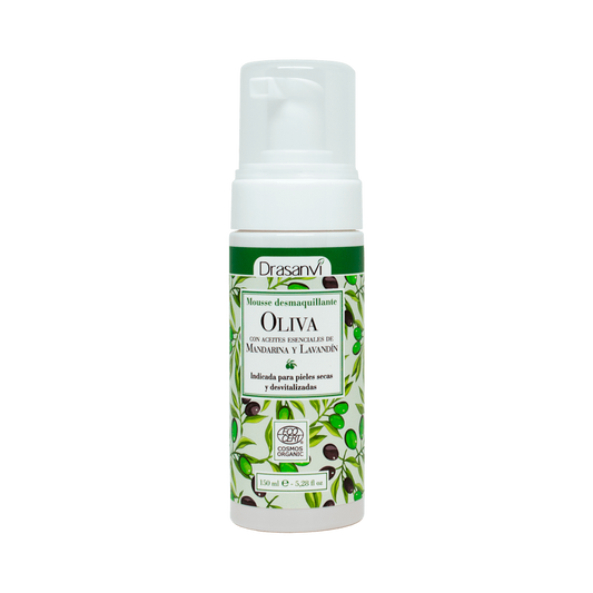 MOUSSE DESMAQUILLANTE ACEITE DE OLIVA ECOCERT BIO 150ML DRASANVI