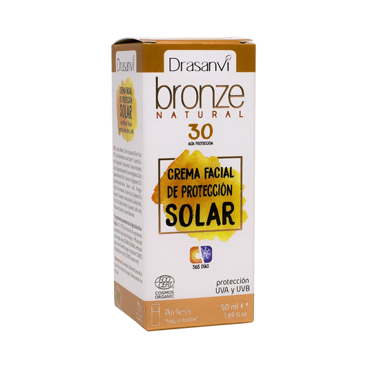 CREMA SOLAR PROTECCION 30 ECOCERT 50ML BRONZE DRASANVI