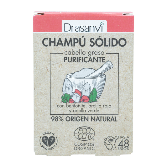 CHAMPU SOLIDO CABELLO GRASO ECOCERT 80G DRASANVI