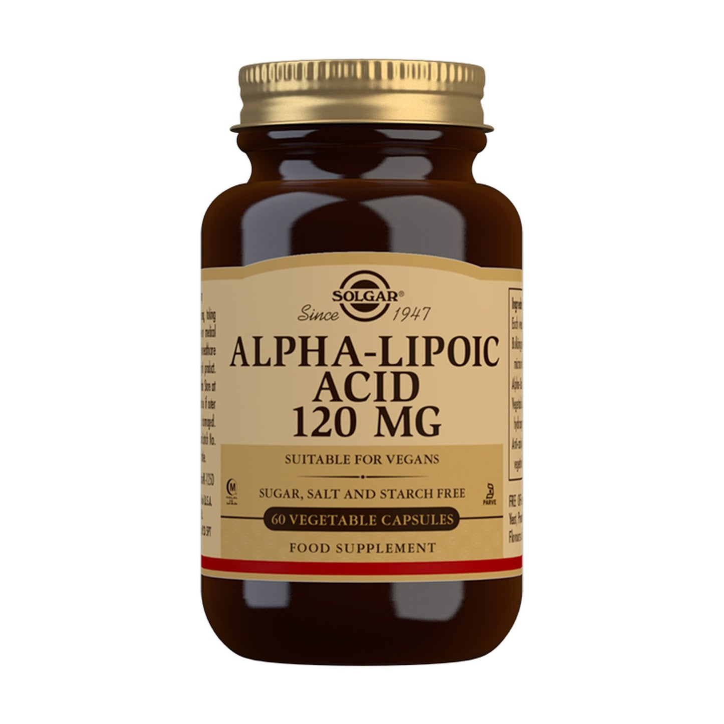 Ácido Alfa Lipoico 120 mg Vegicaps 60