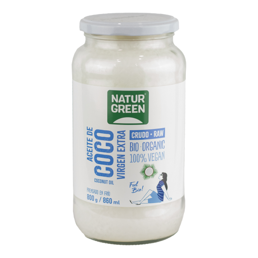 NaturGreen Aceite De Coco Virgen Bio 860 Ml / 800 G