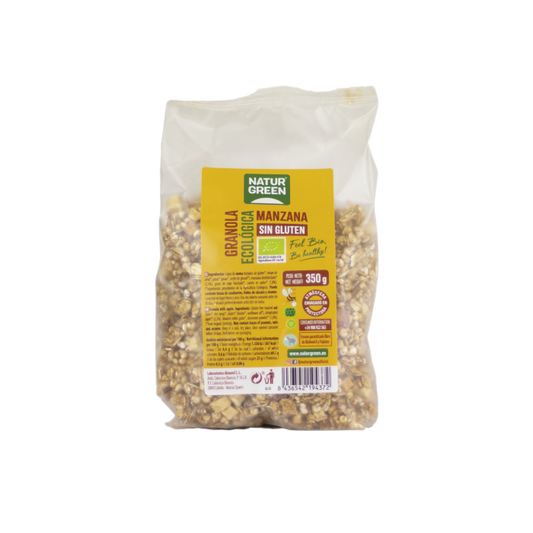 NaturGreen Granola Manzana Sin Gluten Bio 350 G