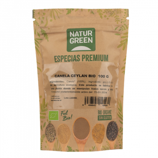 NaturGreen Canela Ceylan Bio 100 G