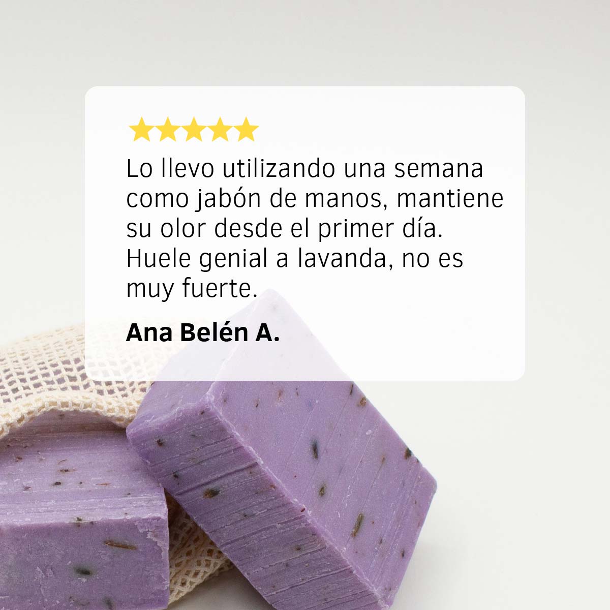 Jabón Natural Lavanda 100g