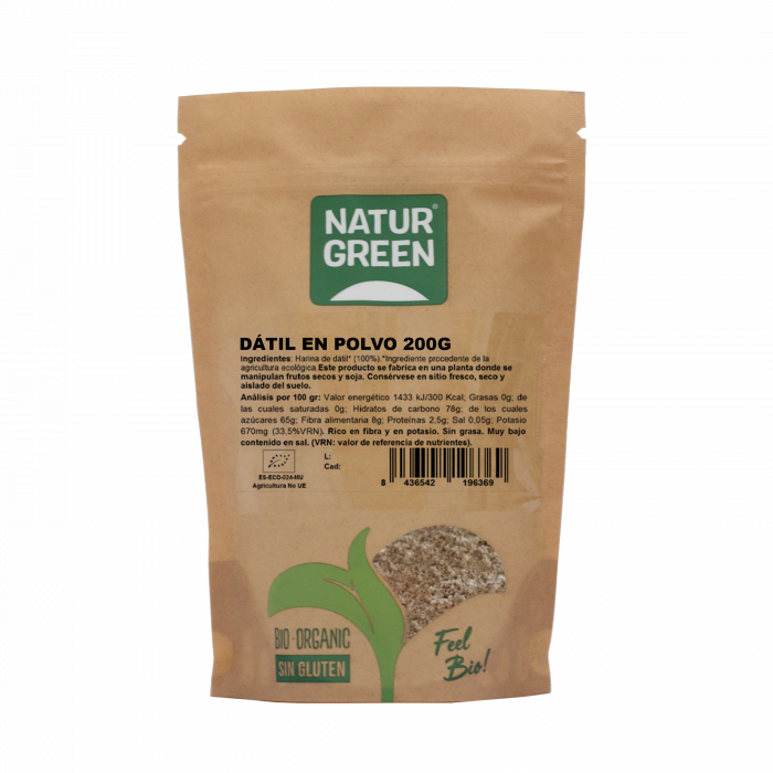 NaturGreen Dátil En Polvo Bio 200g