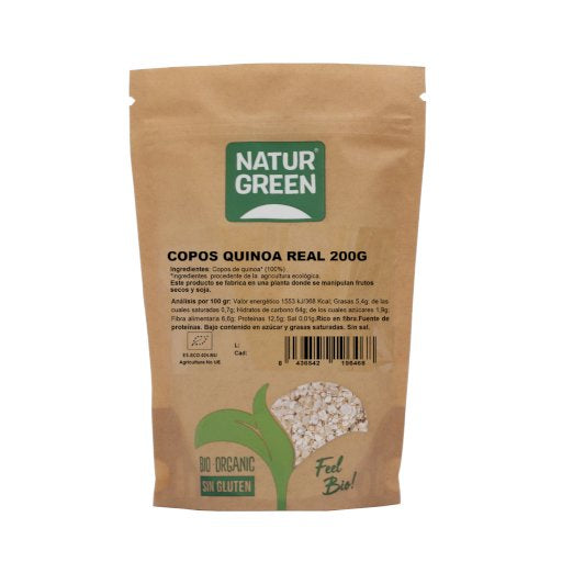 NaturGreen Copos De Quinoa Real Bio 200 G