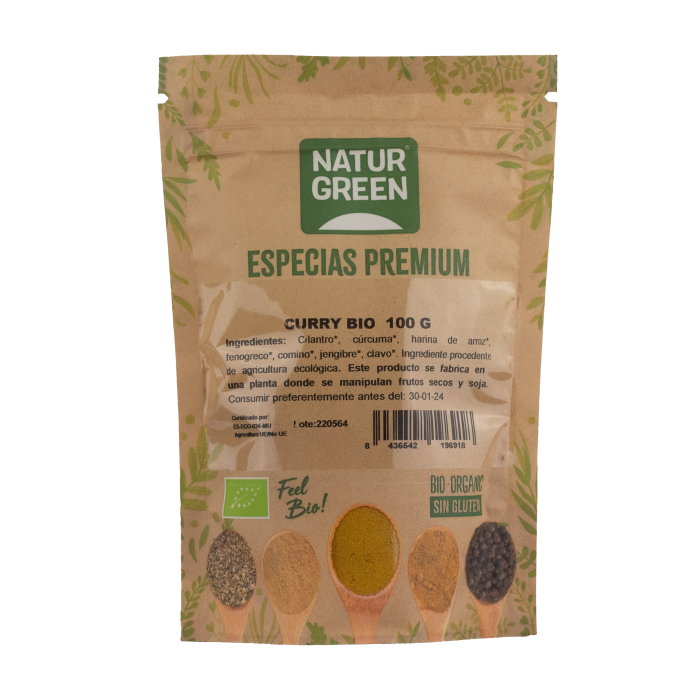 NaturGreen Curry Bio 100 G