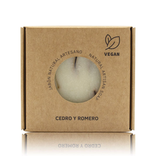 Jabón Natural Premium Cedro y Romero 100g