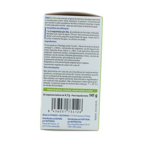 Ergyslim detoxificante - 30 sobres