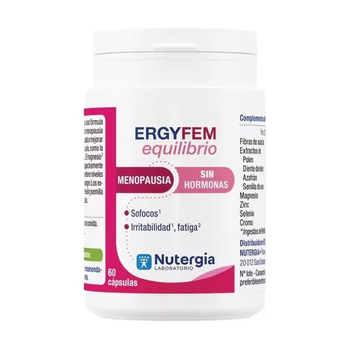 Ergyfem equilibrio menopausia - 60 caps