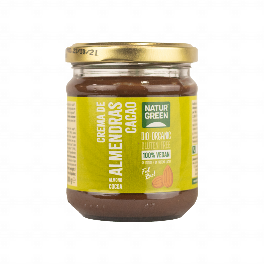 NaturGreen Crema Almendras Cacao Bio 200 G