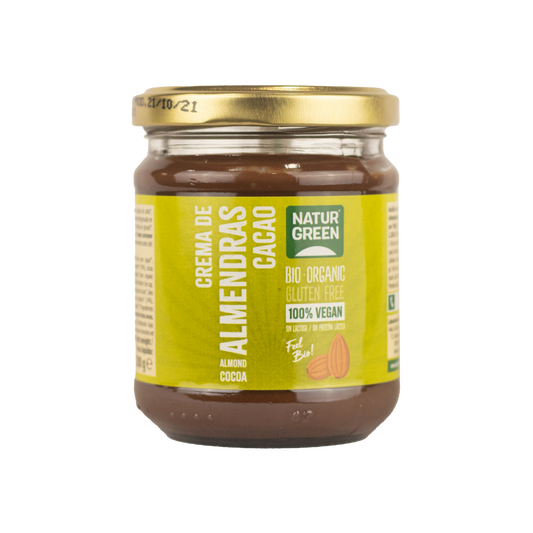 NaturGreen Crema Almendras Cacao Bio 200 G