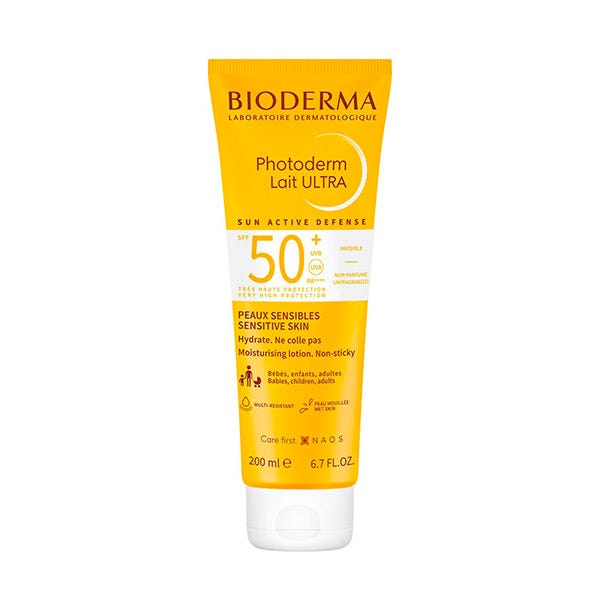 Photoderm Lait ULTRA SPF 50 / Leche solar familiar - 200ml