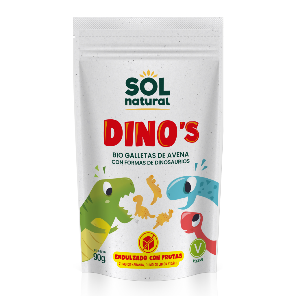 Dinos galletas de avena y fruta bio