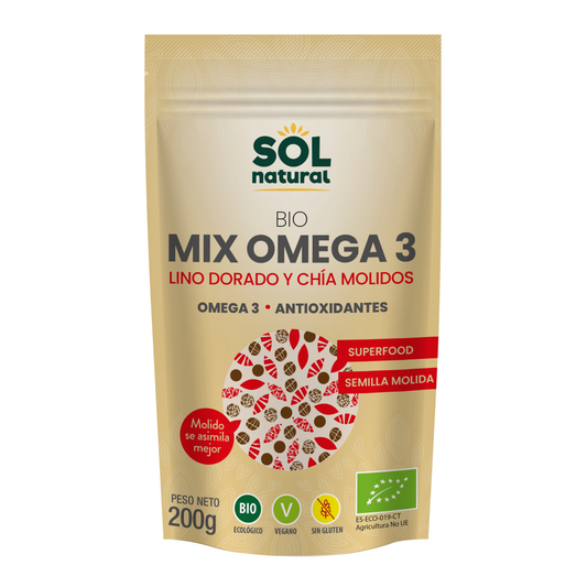 Mix omega 3 semillas molidas de lino y chía 200g