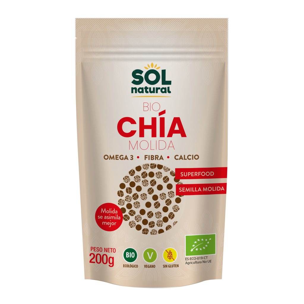 Semillas de chía molidas bio 200g