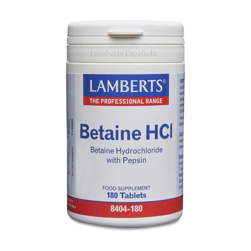 Betaína HCL con Pepsina - 180 tabs