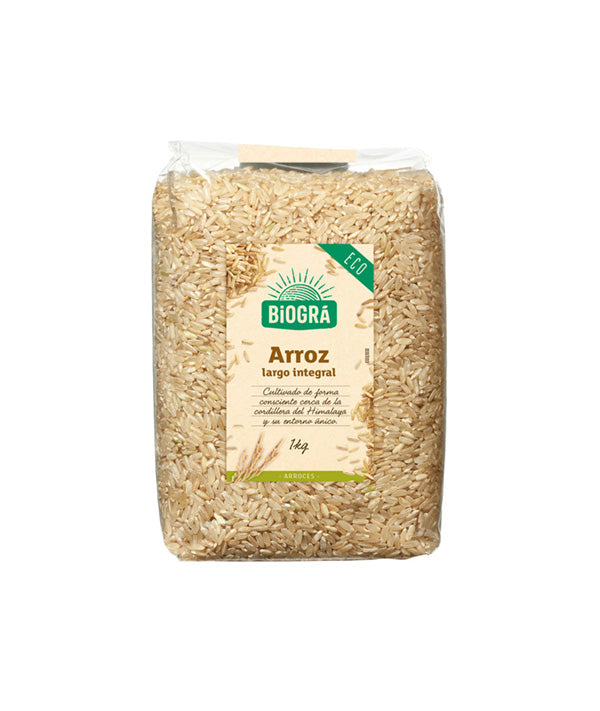 ARROZ INTEGRAL GRANO LARGO 1kg