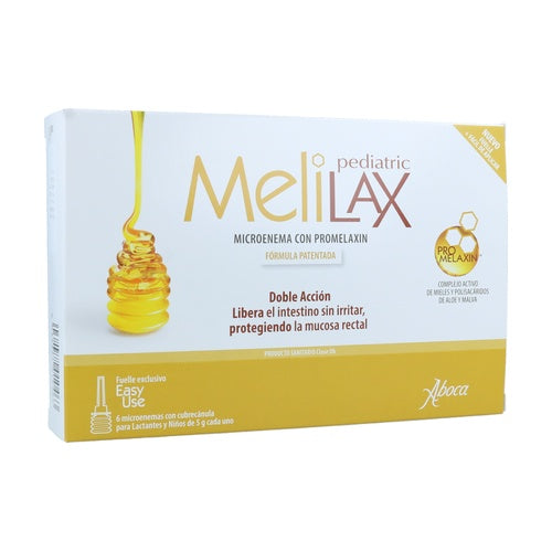 Aboca Melilax Pediatric - 6 Microenemas de 5 g (Esmiclibaclx).