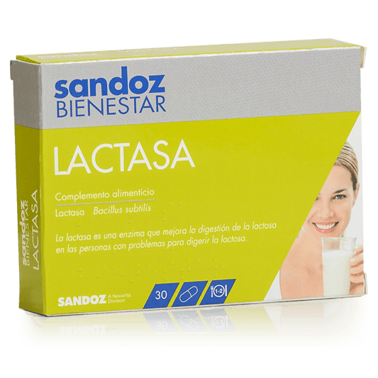 SANDOZ BIENESTAR LACTASA 4500 30 caps